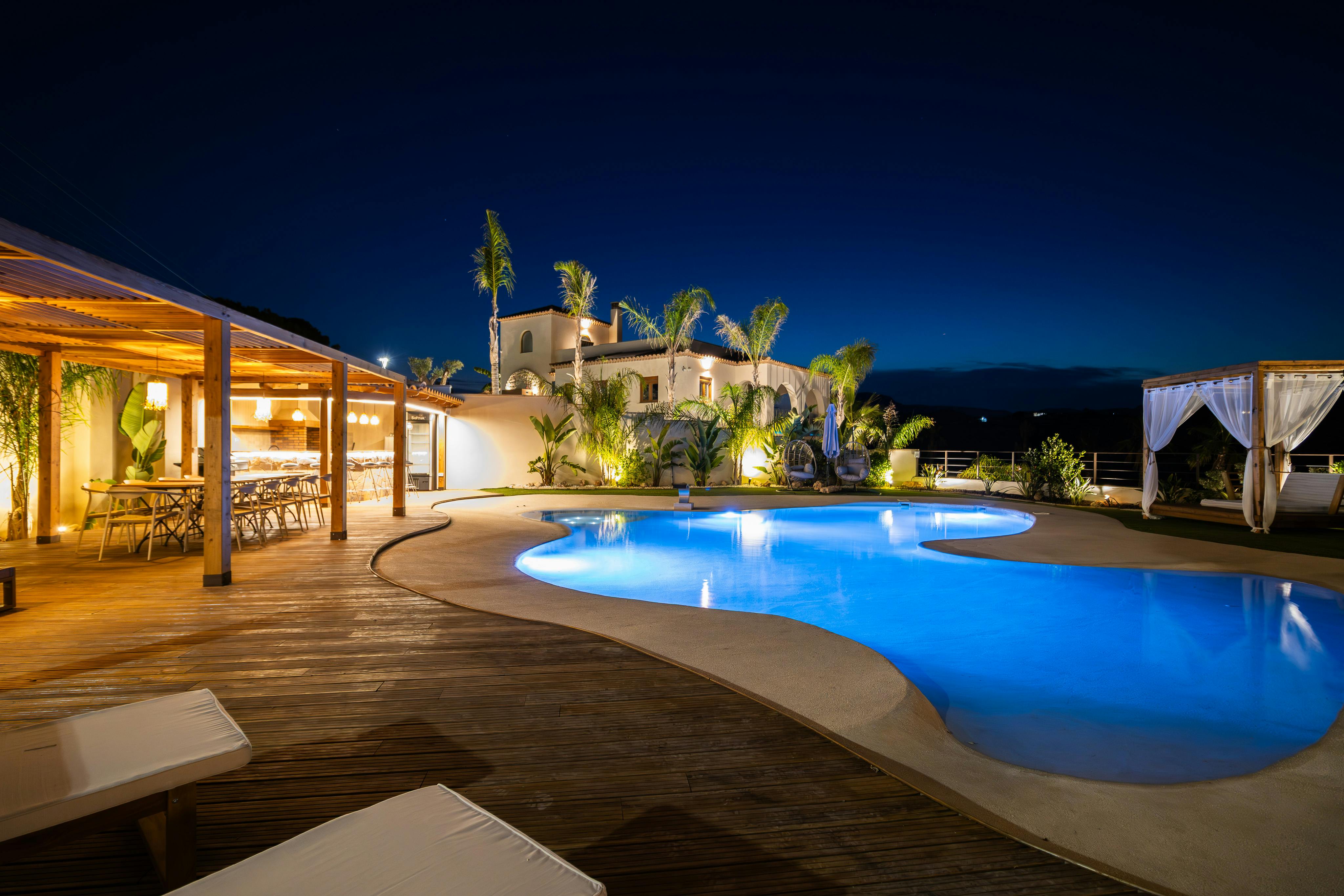 Hill view luxury villa